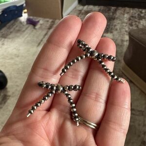 Authentic Navajo Pearl Bow earrings